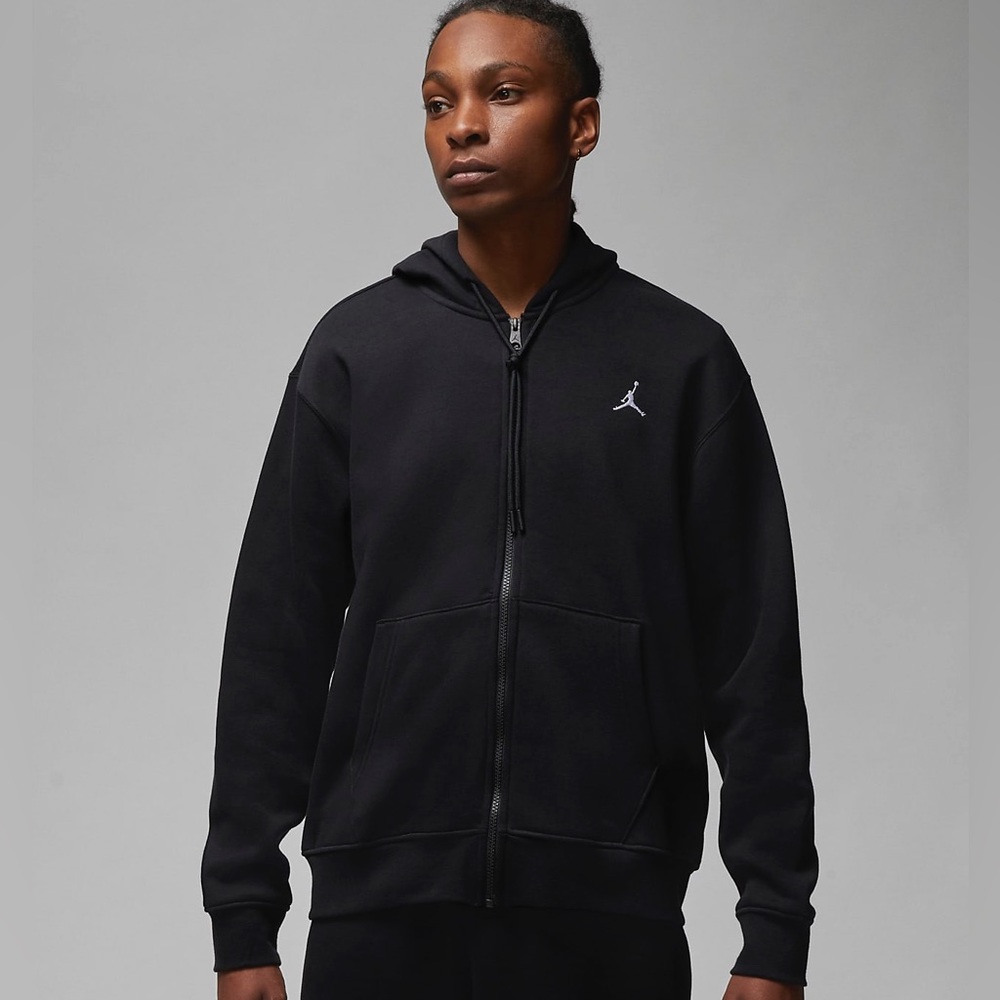 Jordan Full Zip Hoodie Sweatshirt Size Large